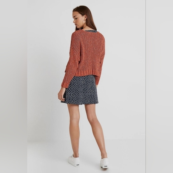 🏷🆕️ Cotton On Cropped Open Knit Pullover  sweater- Arabian Spice - L - Picture 4 of 15